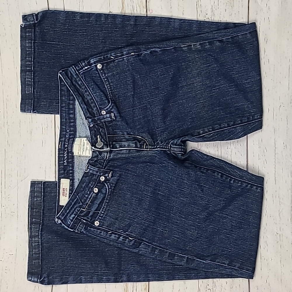 Banana Republic Urban Wide Leg Women's Jeans Size 0 Petites